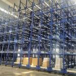 Heavy Duty Warehouse Storage Radio Shuttle Racking System Steel Powder Coating