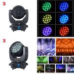 LED Zoom Wash 4in1 DMX Moving Head Light Beeye Stage 19*15W RGBW For Concert