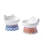 Cat Bowl Ceramic Protection Cervical Vertebra Anti-Overturning High Foot Oblique