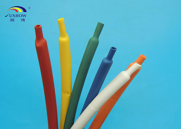 RoHS Compliant Irradiated Flexible Heat Shrinkable Polyolefin Tubing 13.0mm Black