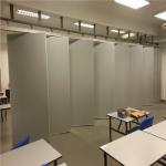 Restaurant Conference Room Wooden Sliding Folding Door Partition High Sound