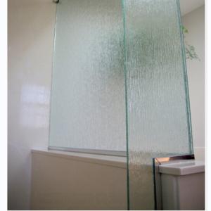 Wholesale Art Decorative Fluted Tempered Glass 12mm Thickness For Shower Room from china suppliers