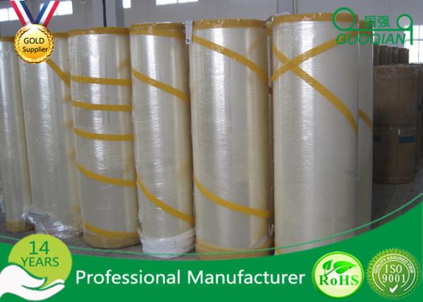 Water Resistant AdhesiveTape BOPP Jumbo Roll Polypropylene Film 40mic / 42mic /