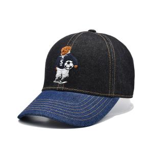 Wholesale Profile Constructured Embroidered Baseball Cap Custom Color Denim Sweatband from china suppliers