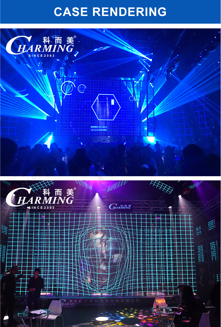 Full Color Transparent LED Video Wall 1000X500mm P3.91 Outdoor LED Display Cabinet