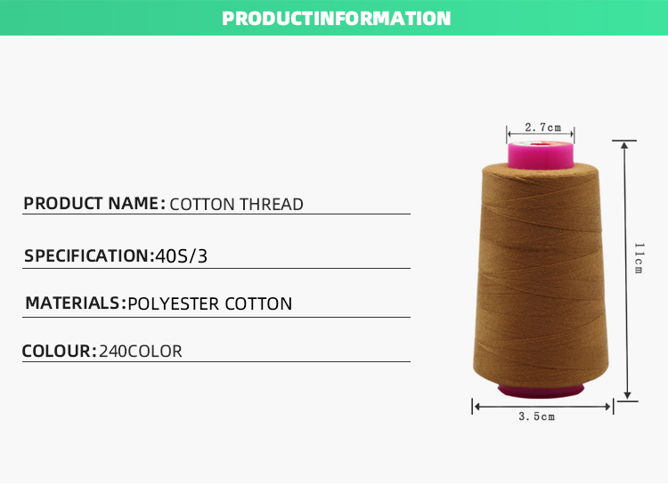Shoes Sewing Thread In Bulk Cotton Thread for Sofa and Gartment