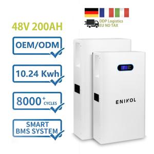 Wholesale Powerwall Lithium Ion 48V Solar Battery 100ah 200ah 10kwh Wall Mount Lifepo4 Battery from china suppliers