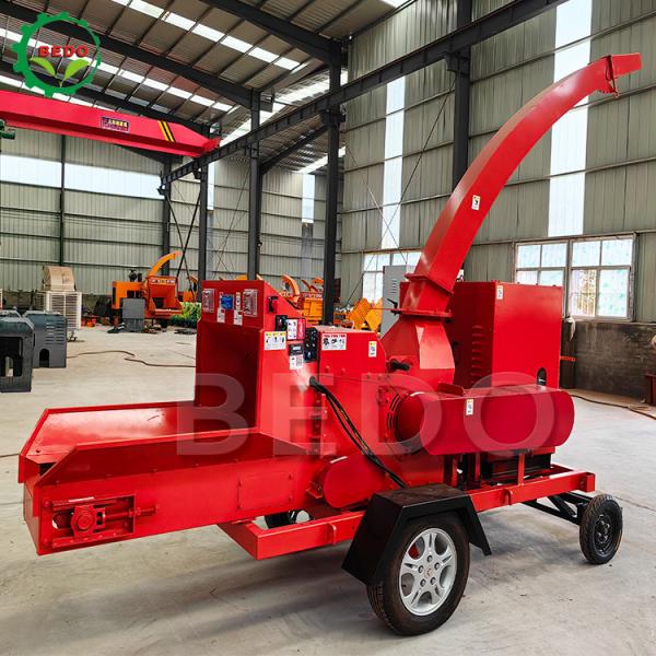 Farm Garden Use Wood Tree Branch Waste Leaves Chipping Machine 12 Months