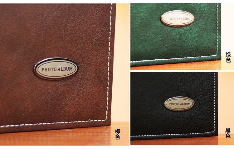 LEATHER 6 "PHOTO ALBUM FAMILY ALBUM ALBUM 240 INTERLEAVED BUSINESS OFFICE PHOTO ALBUM BAG ALBUM