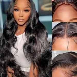 Wholesale Glueless Customized Human Hair Wigs Body Wave Front Lace Wig For Sale from china suppliers