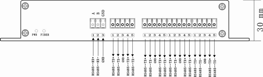 PTZ RS485 Splitter
