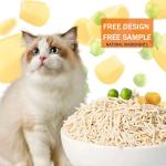 Green Tea Flushable Kitty Litter Low Dust Flushable Clumping Cat Litter