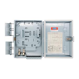 Wholesale Indoor / Outdoor Fiber Optic Termination Box Plastic Housing 16 Ports SC Simplex Type from china suppliers