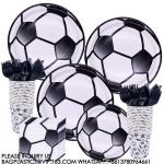 Wholesale Birthday Basketball Theme Party Supplies 9 Inch Plate 10 People Set