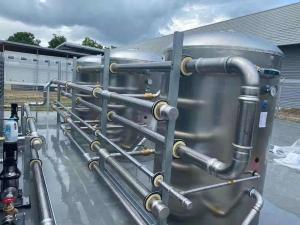 Wholesale 2 units of 110kW heat pump + 3 pcs of 2000 liter pressure bearing tank from china suppliers