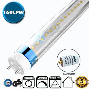 Wholesale Magnetic Industrial LED Tube Light 160LPW Efiiciency 5Foot 30W T8 Tube from china suppliers