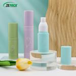 Collar Material Plastic Spray Bottles Round Shape For Luxury Cosmetic Packaging