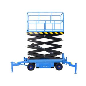 Wholesale Aerial Construction 4m Scissor Lift 500kgs Mobile Hydraulic Scissor Lift from china suppliers