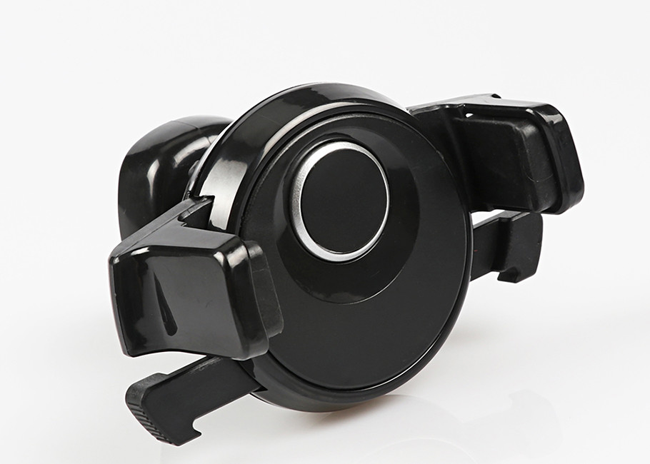 Mini Black Adjustable Phone Holder 360 Degree Mechanical Era Car Mount 70g