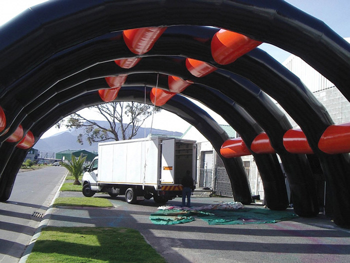 Outdoor Advertising Inflatable Tent / Inflatable Sport Tent with Mesh
