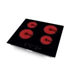 Metal Base Smoothop 270VAC 4 Burner Ceramic Cooktop