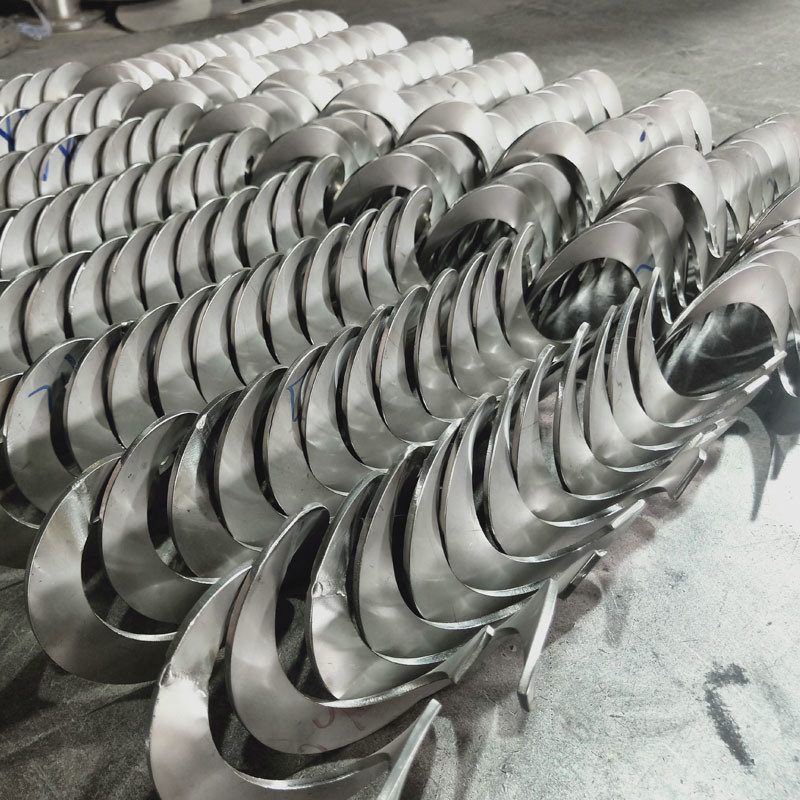 OEM Custom Spring for Poultry Farm Continuous Forming Screw Spiral Auger Flight