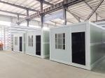 Steel Chasis 18mm MGO Board 15mm Vinyl Flooring Container Homes For Warehouse