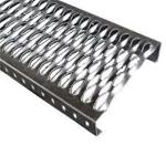 Safety Walkway 30mm Height Grip Strut Grating Aluminum Stair Treads Perforated