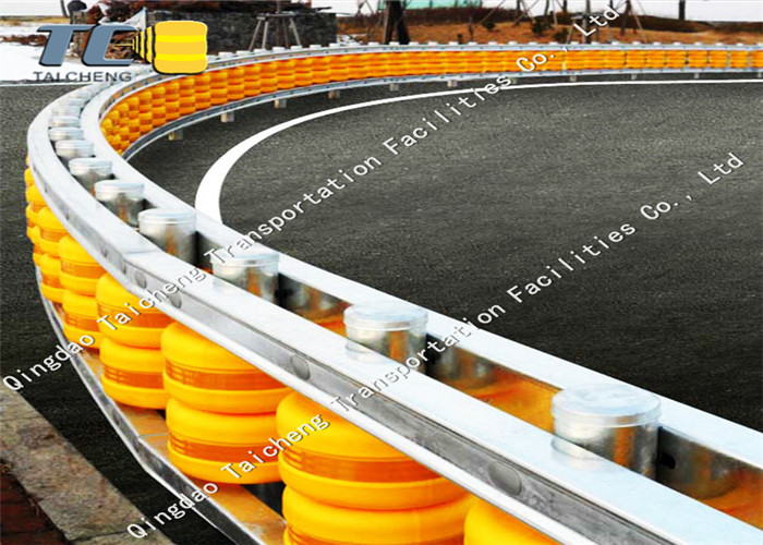 Detachable Median Strip Rolling Roller Crash Barrier Eva Materials