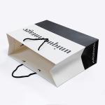 Ribbon Accessories Custom Logo Paper Handbag for Retail Shopping Gift Packaging