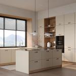 Factory Price Customize Cost-effective Melamine Finish Style Kitchen Fro