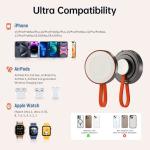 Magnetic Metal Iphone 15 Pro Max Charger Wireless Apple 3 In 1 Charger
