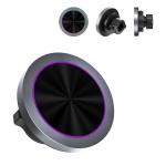 Wireless Iphone Car Charger Aluminium Alloy Stable Magsafe Car Charger Mount