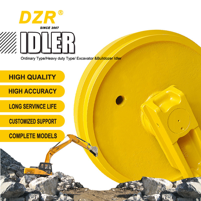 DH55/DH258/DH300 Excavator Front Idler For Underside Components NO2270-1052/2270-1084