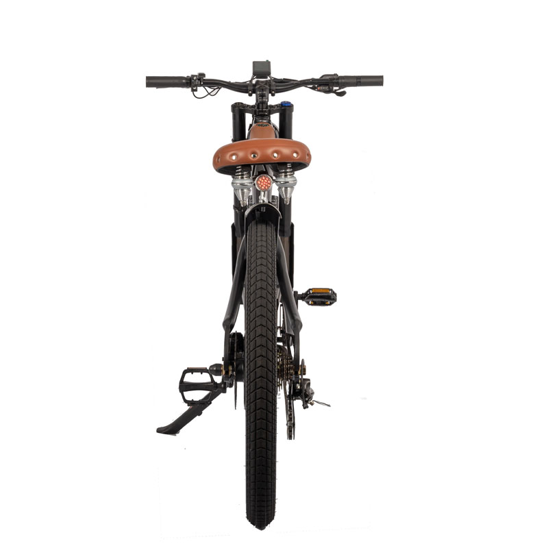 48V 15Ah Lithium Battery Vintage Style chopper ebike for Adult OEM Brake F R disc brake