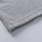 OEMmaufactory Autumn New Slim Solid Sympotic cotton v-neck Long -sleeved Top