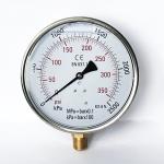 160mm 350 psi Anti-knock Manometer Stainless Steel Case Liquid-filled Pressure