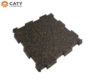 Wholesale Recycled Rubber Jigsaw Floor Tiles Anti Skid , Rectangle Rubber Puzzle Floor Mats from china suppliers