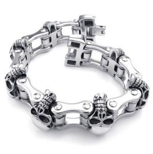 Wholesale High Quality Tagor Stainless Steel Jewelry Fashion Men's Casting Bracelet PXB143 from china suppliers