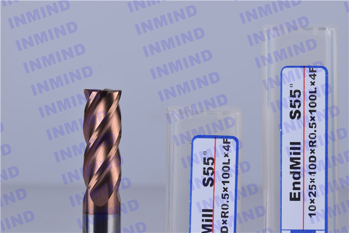 Tungsten Carbide Corner Radius End Mill with 4 Flute 25 mm Flute Length