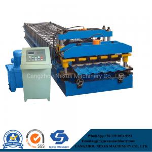 China                  Metal Wave Tile Mabati Bamboo Prime Roof Sheet Roll Forming Machine for Africa              on sale