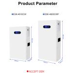 Solar Energy Lithium Wall Mounted LiFePo4 Battery 10kw 20kw 48V 200Ah