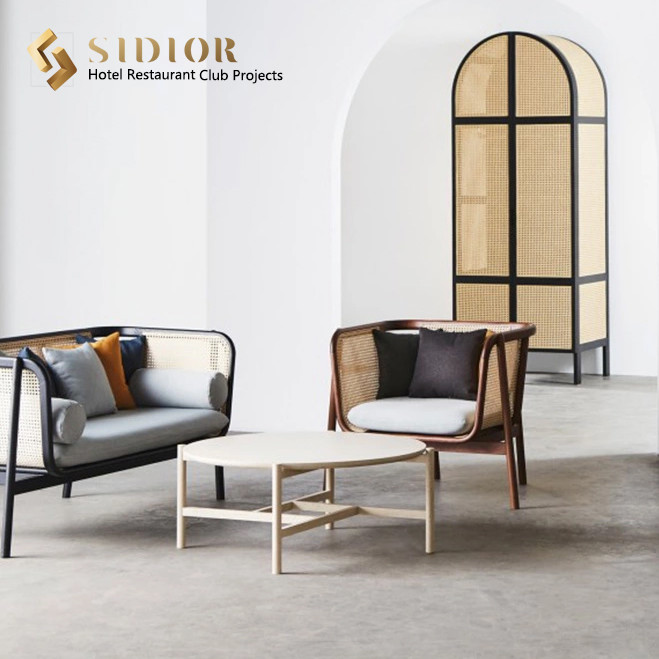 Lobby Sofa, Morden Sofa, Solid Wood sofa, Leisure sofa, Fabric Upholstery,Movable Cushion, Club, Hotel High Quality Sofa