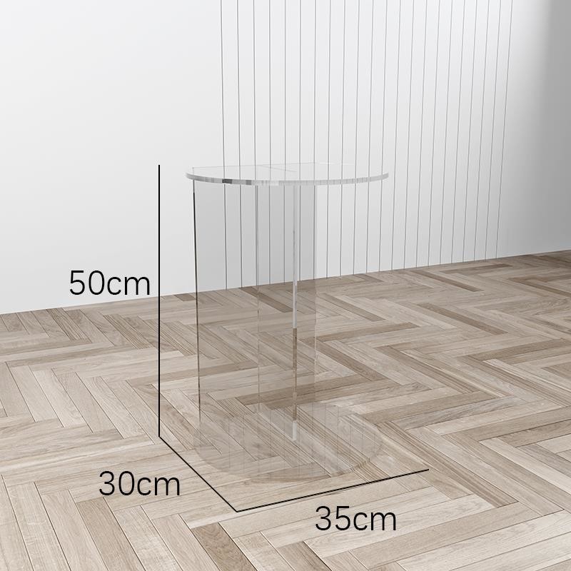 Minimalist Custom Color Acrylic Coffee Table Side Table Tea Table for Indoors and Outdoors