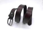 Long Buckle Black 125cm Womens Genuine Leather Belt