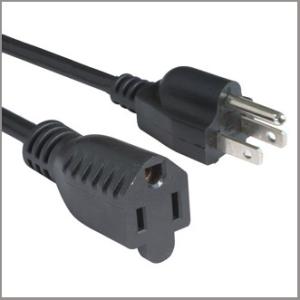Wholesale Nema 5-15P to 5-15R American extension cord from china suppliers
