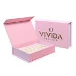 Elegant Magnetic Book Shape Paper Gift Box for Custom Logo Print Cosmetic