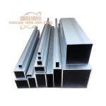 Customized 0.5mm Aluminium Pipe Square Builiding Material