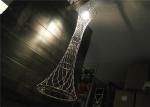 Flexible Potato Grapes Wire Rope Trellis Stainless Steel Netting For Green Wall