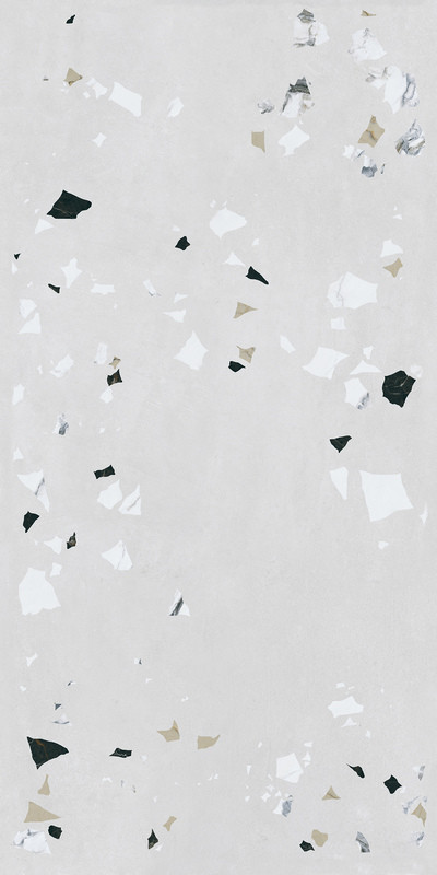 Terrazzo 600x1200mm Matt Porcelain Glazed Tiles For Living Room Durable Bedroom Floor Tile
